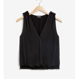 Brand new wrap shirt. Super cute and flattering!